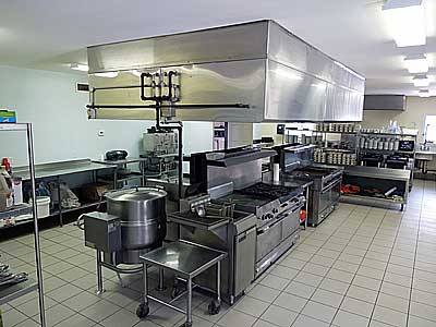Location de cuisine commerciale et salle de rception pour restaurateur, gestionnaire, traiteur et chef cuisinier  Montral, Laval, la Rive-Nord et les Basses-Laurentides.
